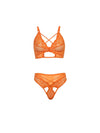 Amina Lace Bra Set Dragon Fire