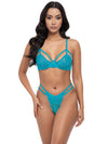 Raya Cage Bra Set Beach Blue