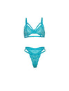 Raya Cage Bra Set Beach Blue