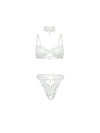 Bridal Perla Lace Bra Set White