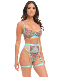 Adaline Bra Set Floral Embroidery