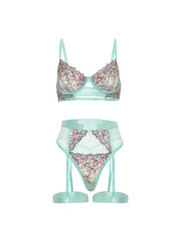 Adaline Bra Set Floral Embroidery