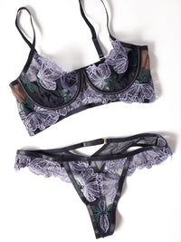 Oh La La Cheri Jenna Embroidery Bra Set