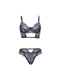 Oh La La Cheri Jenna Embroidery Bra Set