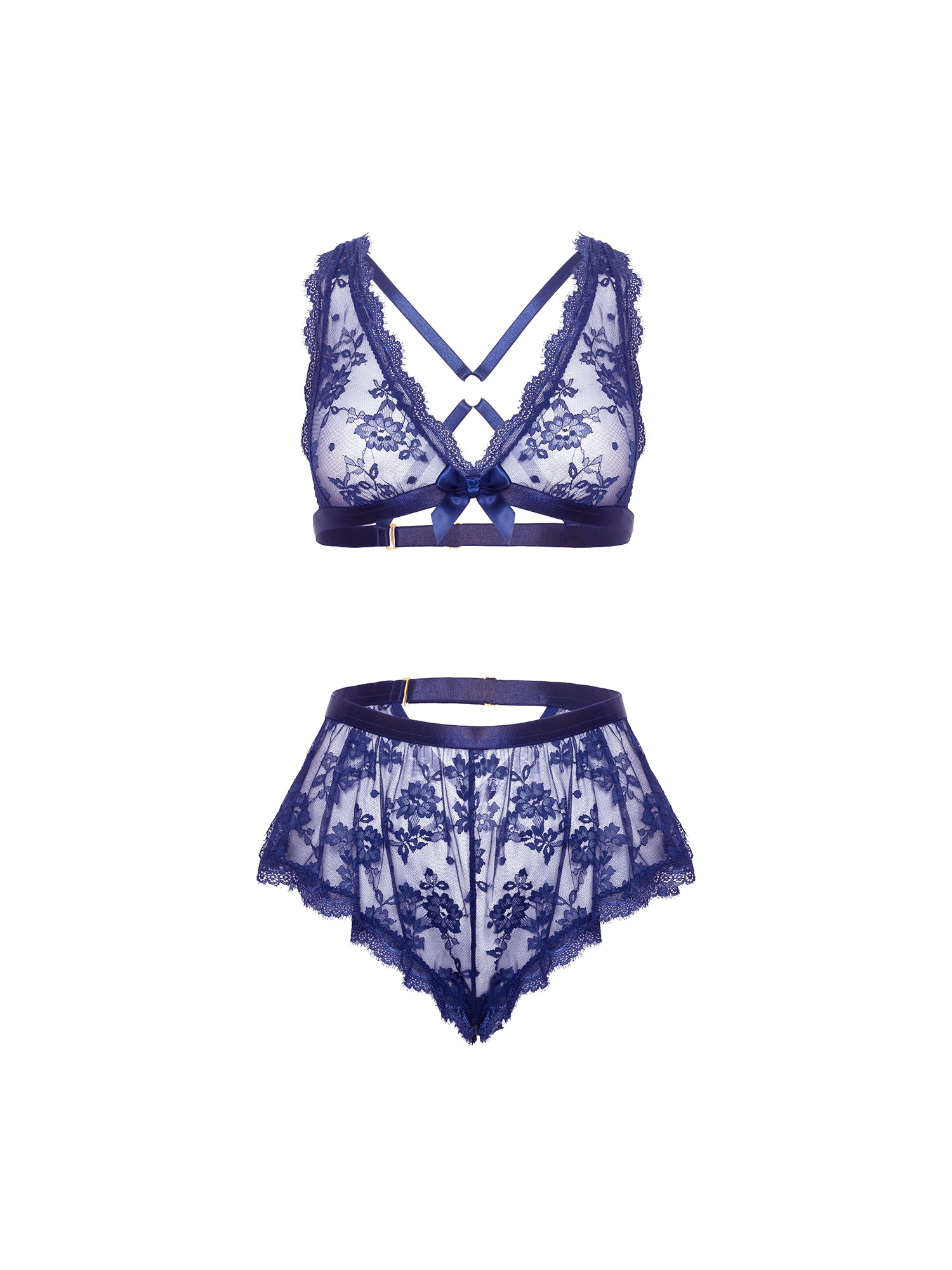 Gladys Lace Bralette Set