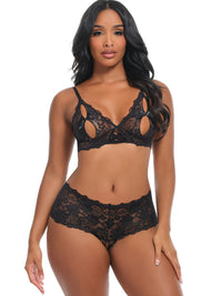 Goodnight Kiss Peekaboo Bralette Set