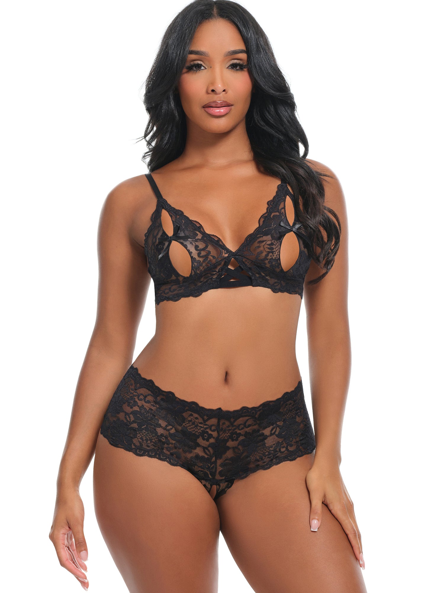 Goodnight Kiss Peekaboo Bralette Set