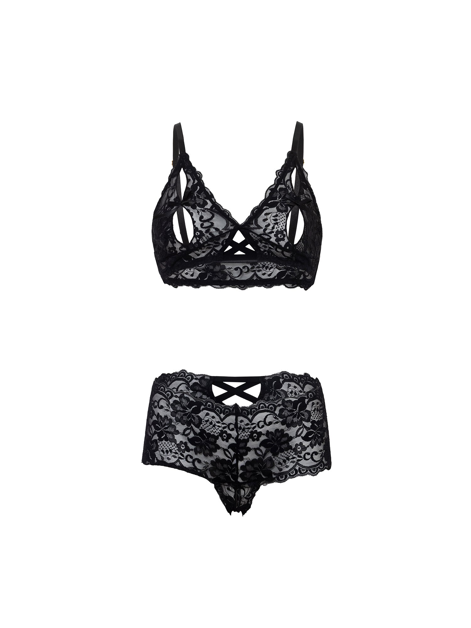 Goodnight Kiss Peekaboo Bralette Set