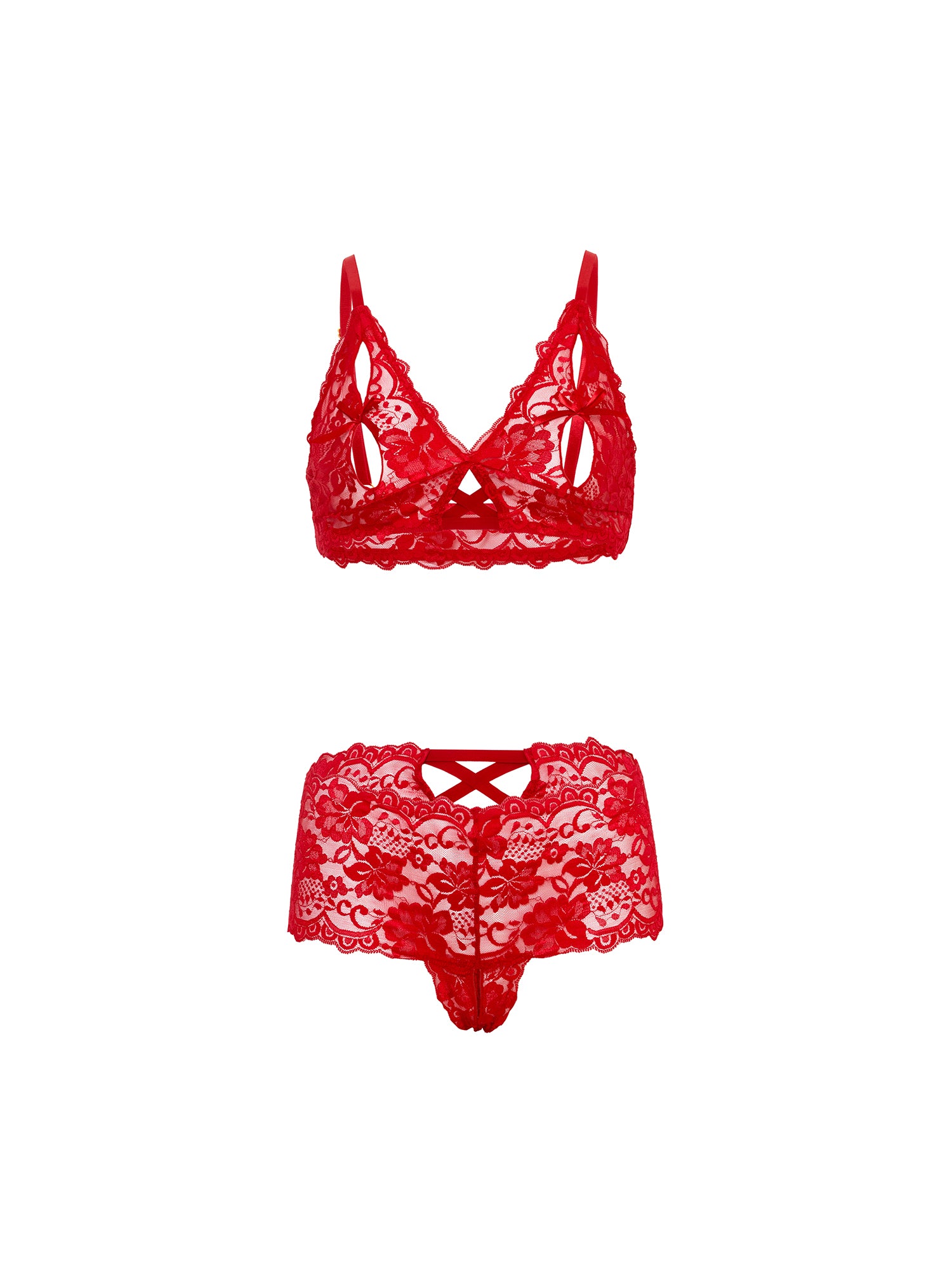 Goodnight Kiss Peekaboo Bralette Set