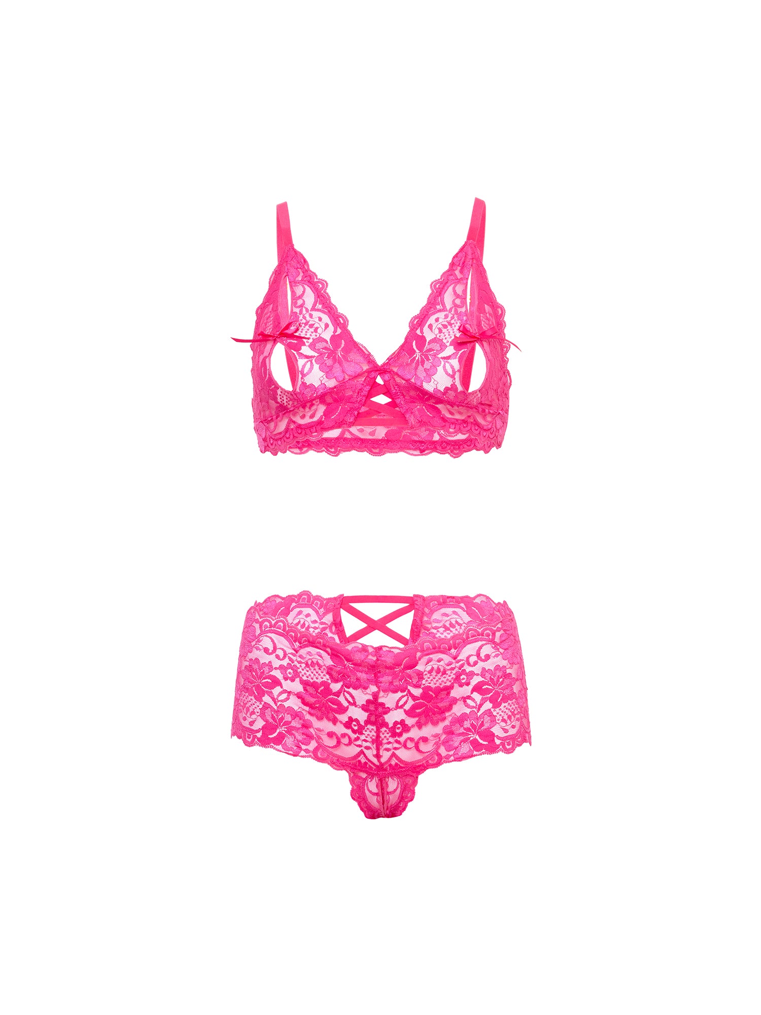 Goodnight Kiss Peekaboo Bralette Set