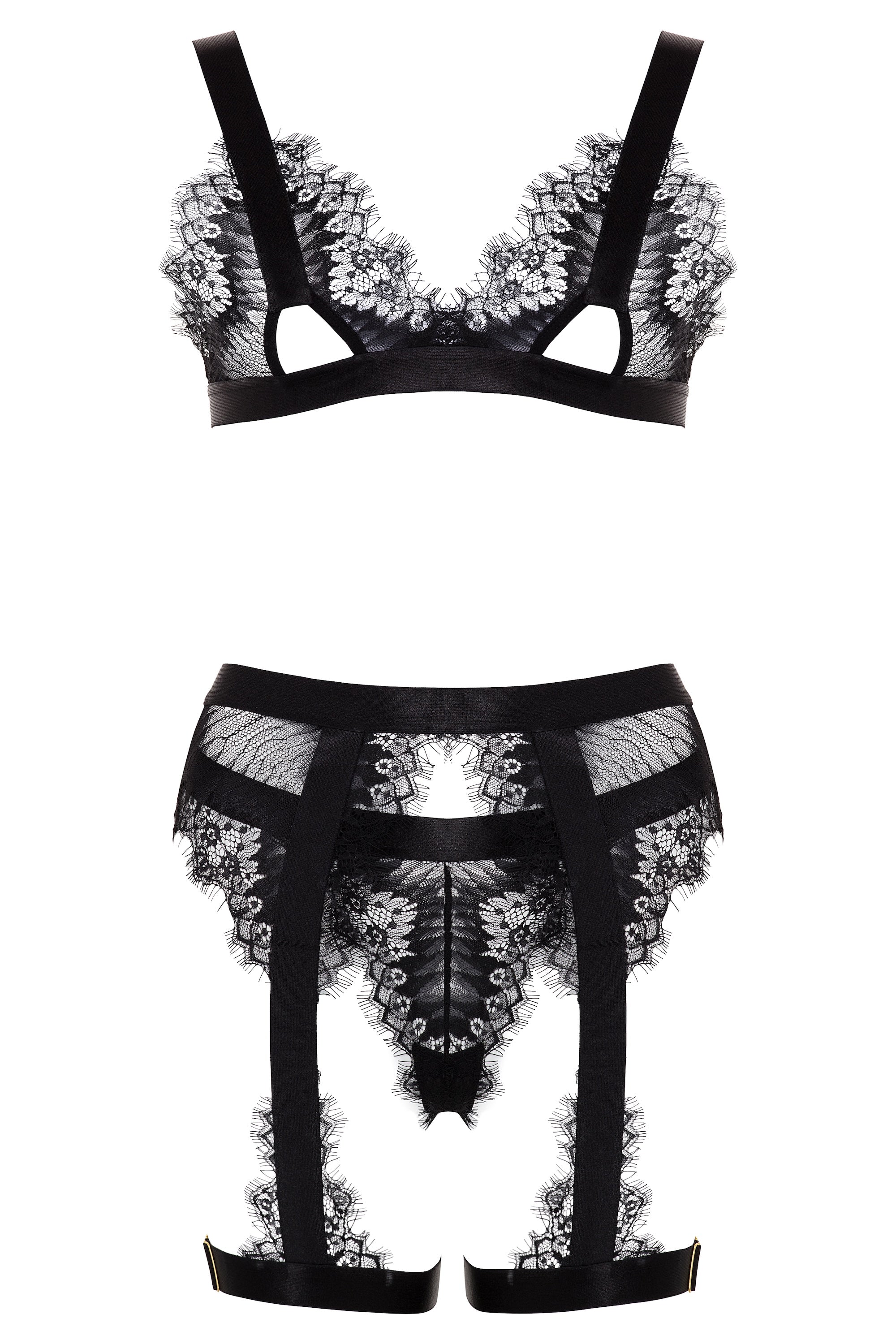 Janet 3 Piece Bra Set