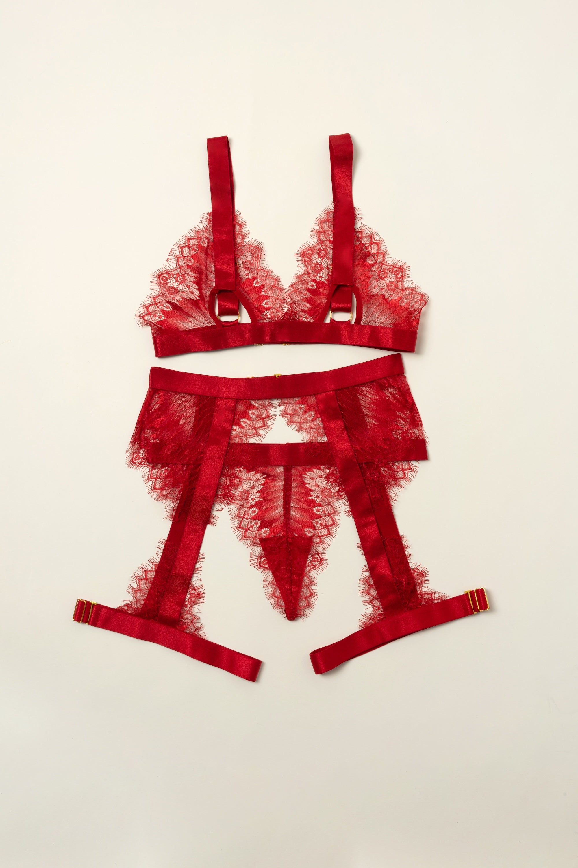 Janet 3 Piece Bra Set