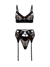 Ingrid Half Cup Bra Set