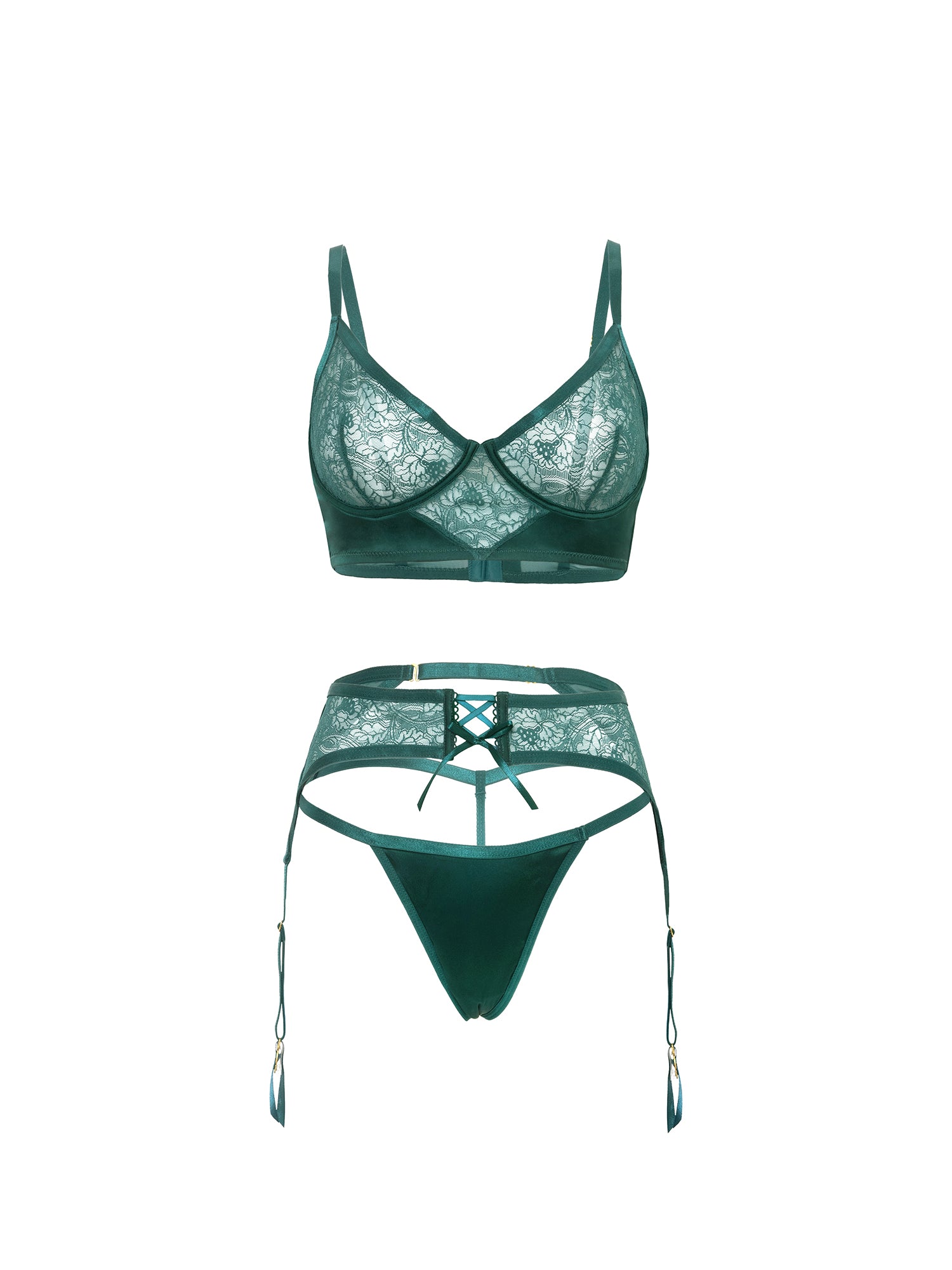 Oh La La Cheri Joyce Gartered Bra Set