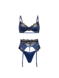 Shayla Satin Bra Set