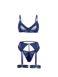Doreen Gartered Bra Set