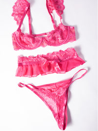 Myra Lace Demi Bra Set
