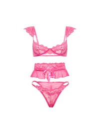 Myra Lace Demi Bra Set