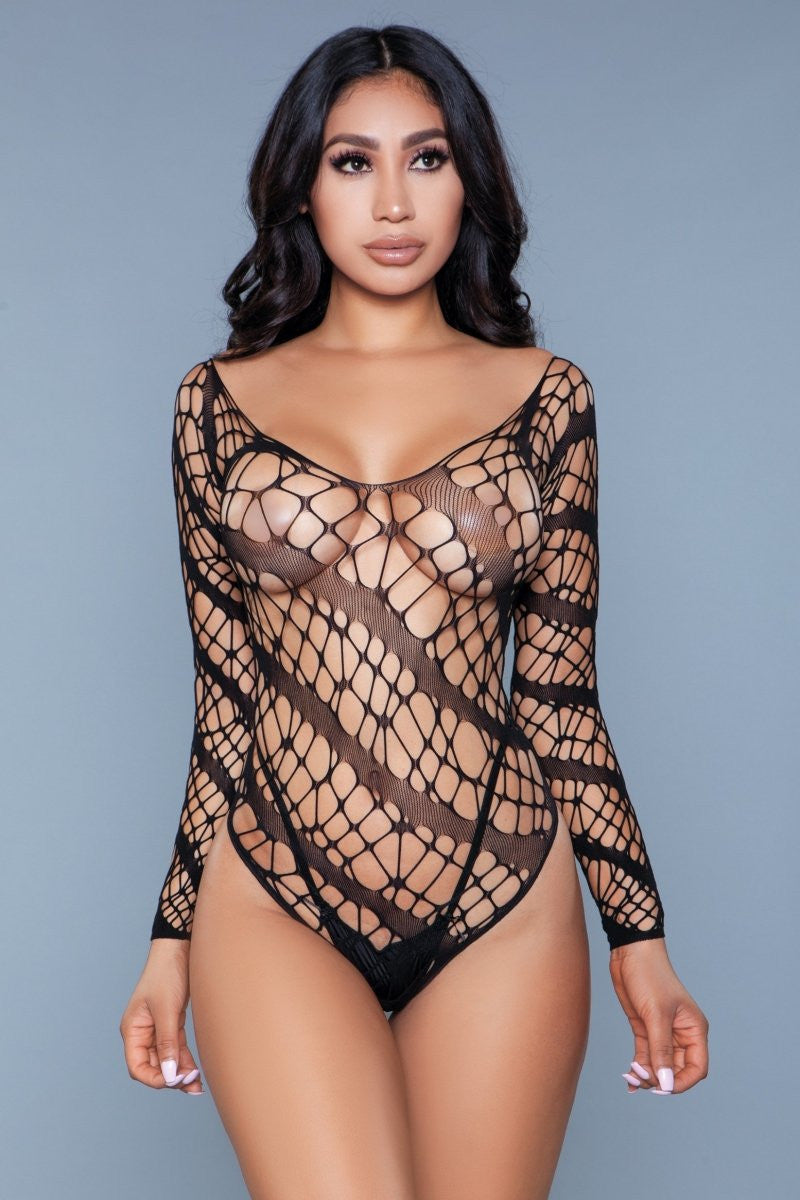 BeWicked Let Me Love You Bodysuit Bodystocking