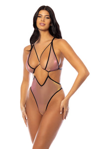 Jade Shine Cage Teddy Light Iridescent/ Black