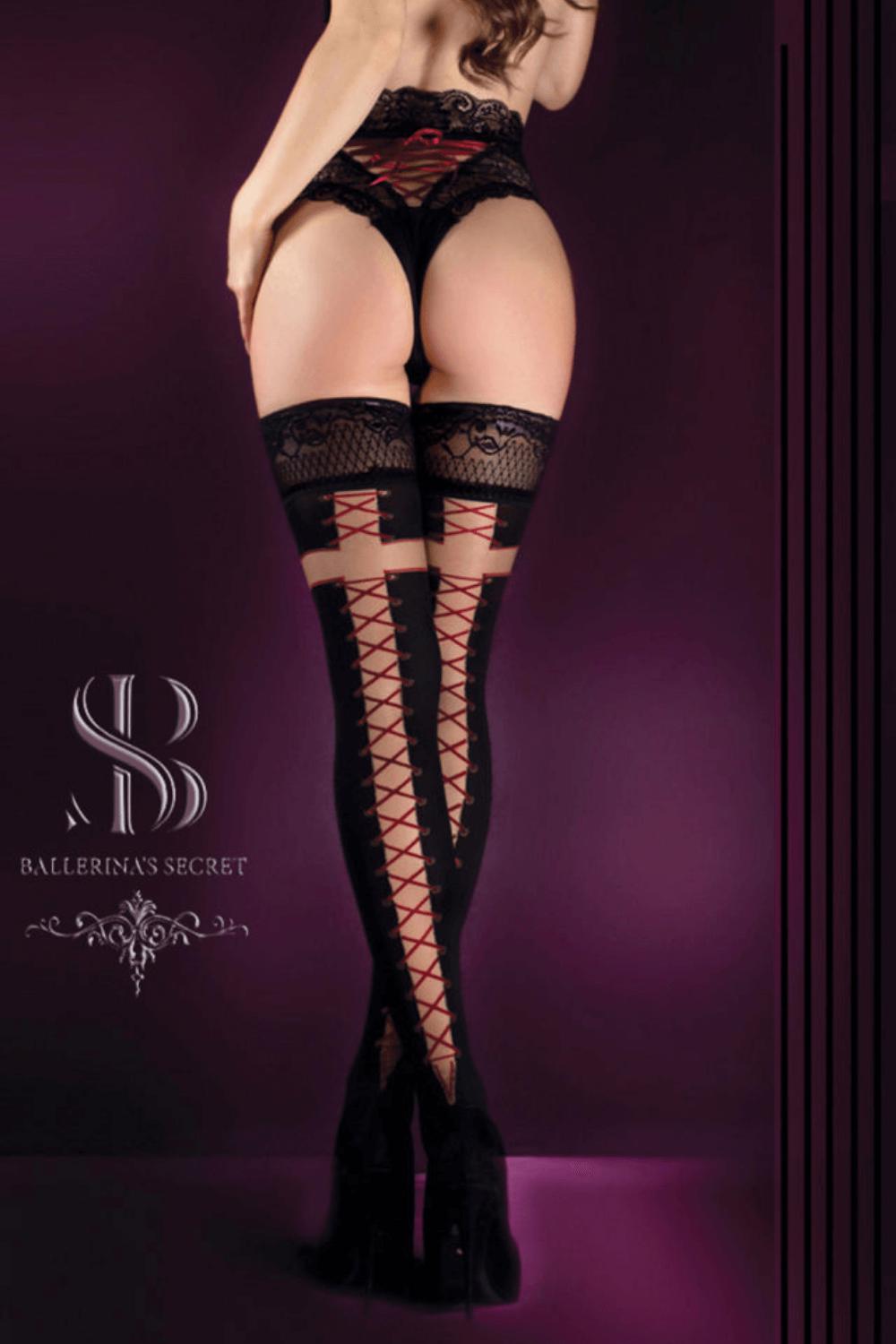 526 Sheer Stockings Hold Ups-Ballerina's Secret-Rebel Romance