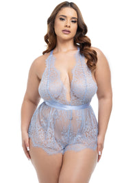 Oh la la Cheri Brea Eyelash Lace Romper