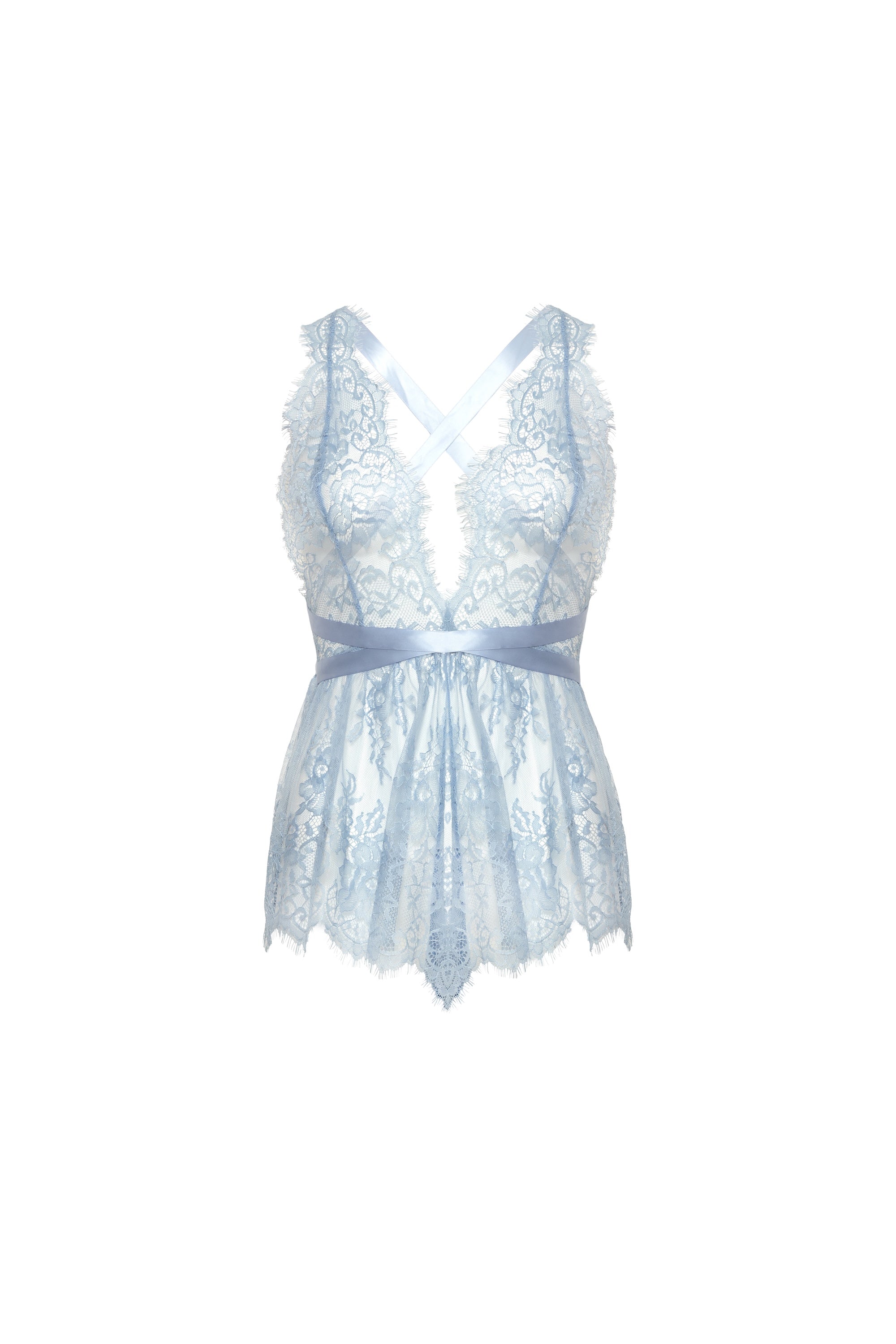 Oh la la Cheri Brea Eyelash Lace Romper