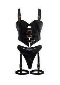 Unleashed Buckles Bustier