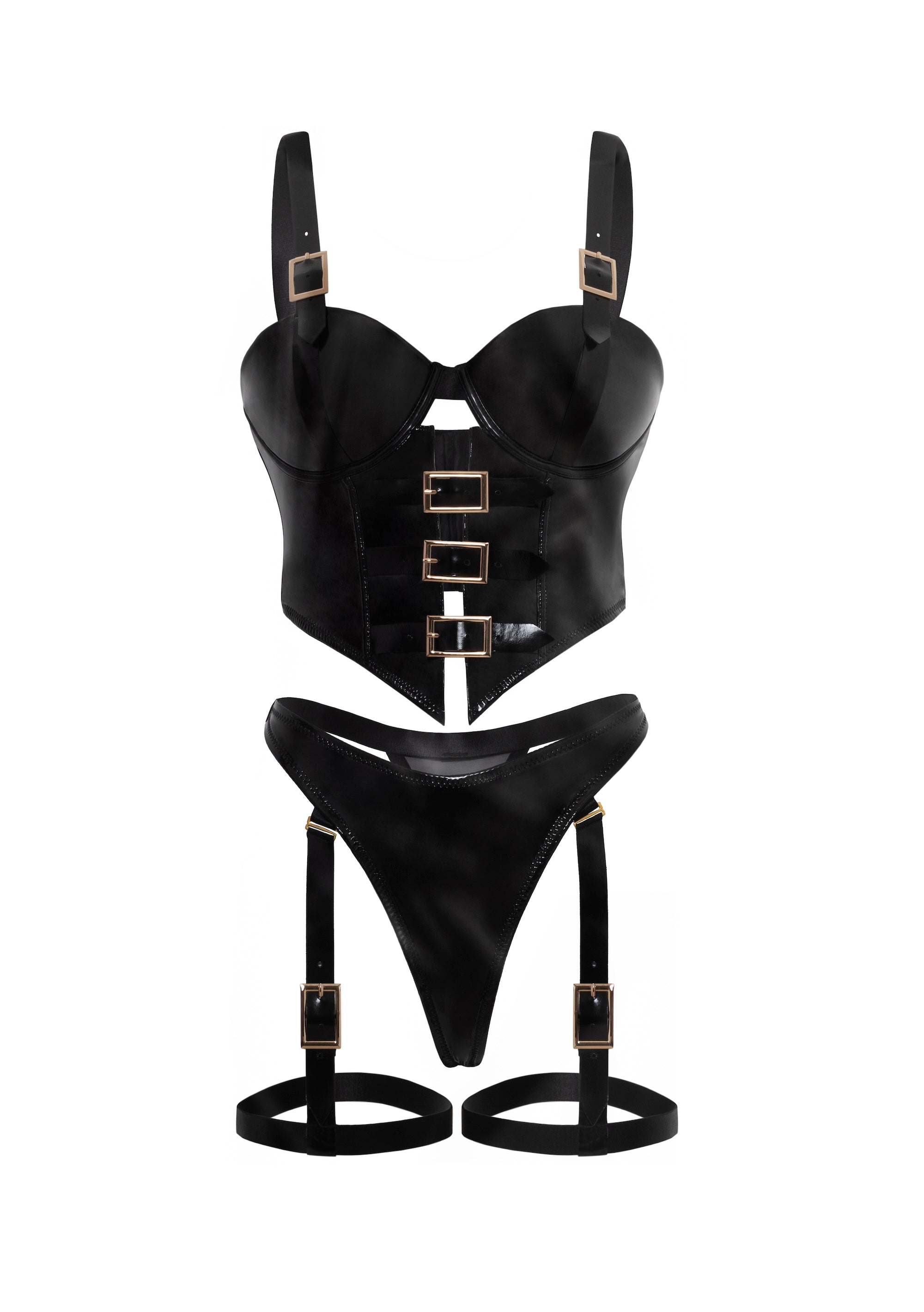 Unleashed Buckles Bustier