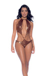 Mapale One Piece Swimsuit Shiny Snake Print Golden Hour-Rebel Romance