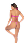 Mapale Sexy Two Piece Swimsuit Bikini Set Pink Lace Summer-Rebel Romance