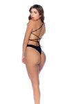 Mapale Striking One Piece Swimsuit One Shoulder Black-Rebel Romance