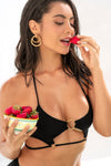Mapale Bold Two Piece Swimsuit Bikini Set Black-Rebel Romance