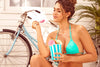 Mapale Two Piece Swimsuit Triangle Bikini Set Glossy Turquoise-Rebel Romance