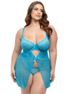 Queen Emma Flyaway Babydoll Beach Blue