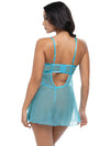 Emma Flyaway Babydoll Beach Blue