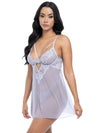 Queen Elsie Sheer Babydoll Brunnera Blue