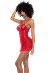 Mapale Playful Apron Style Babydoll Red-Rebel Romance