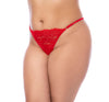 Mapale Romance Eyelash lace Mesh Babydoll Red-Rebel Romance