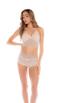 Mapale Lounge French For Love Two Piece Pajama Set Ivory-Rebel Romance