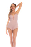 Mapale Lounge French For Love Sleep Romper Rose-Rebel Romance