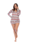 Mapale Lounge Plus Size Let it Snow Sleep Tee