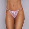 Allure Lingerie Adore Sunset Lace Thong Pink