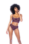 Mapale Timeless Underwire Bra Set Mulberry-Rebel Romance