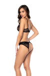 Mapale Contemporary Underwire Bra Set Black-Rebel Romance
