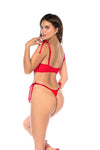 Playful Ties Be The Gift Bra Set Valentine Red