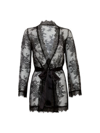 Amore Robe Feminine Black Lace