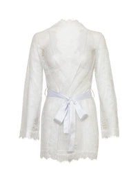 Amore Robe Feminine White Lace