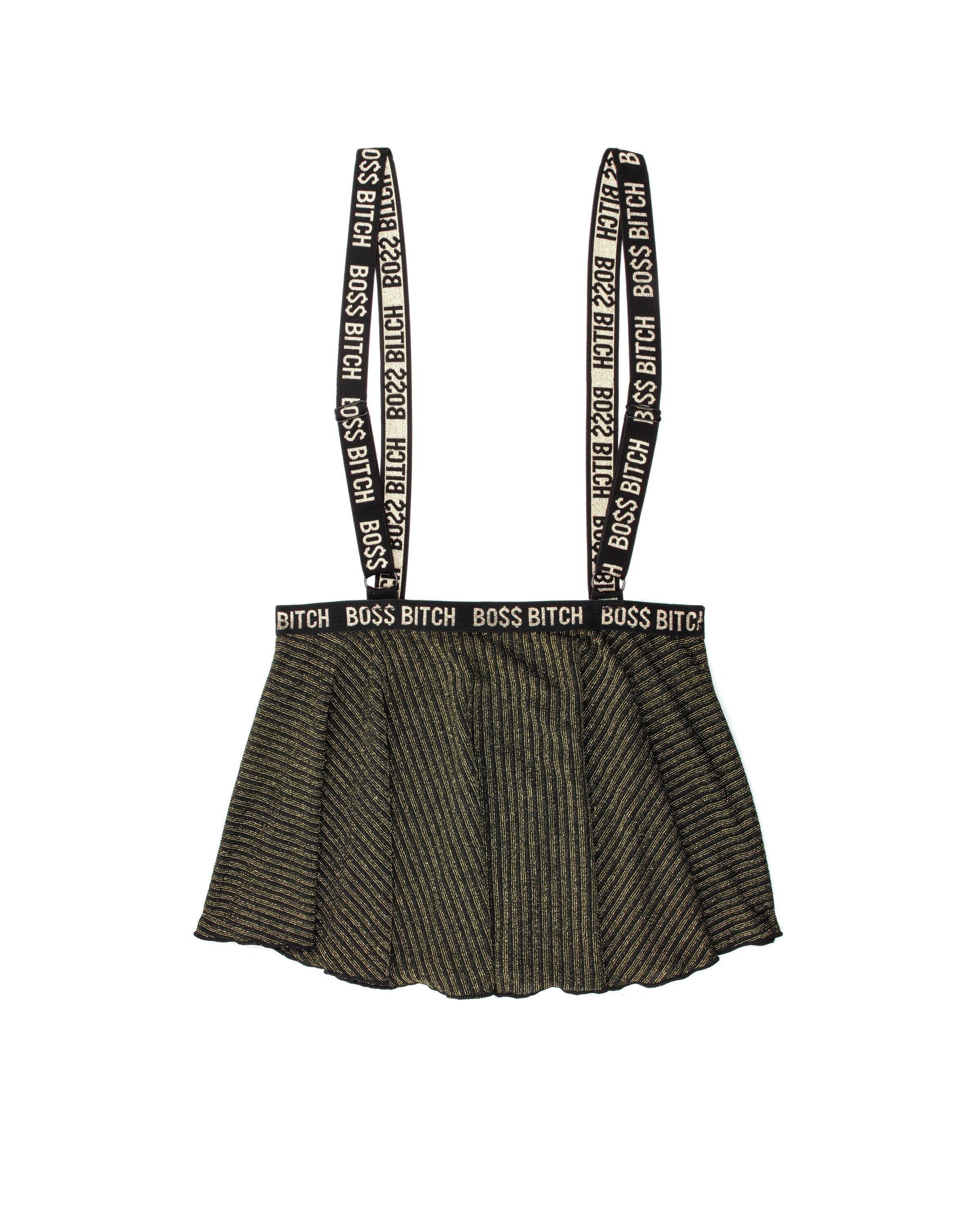 Fantasy Lingerie Queen Vibes Boss BO$$ B*tch Suspender Skirt