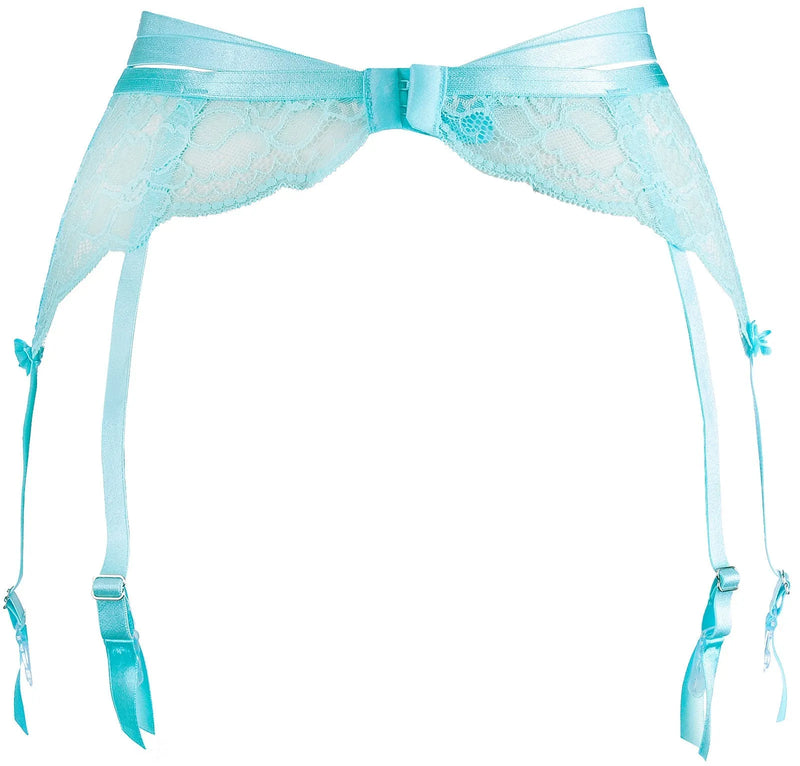 Axami Garter Belt Dream Aqua Blue